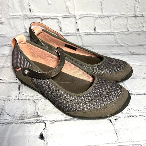 Teva Mary Jane Niyama Flats Sz 6 - Picture 2 of 11